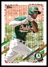 Matt Olson 2021 Topps #HW104 Oakland Athletics FREE SHIPPING AutographDen