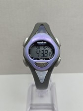 Timex Ironman Triathlon 50 Lap Purple Gray WR 100M Indiglo Watch New Battery