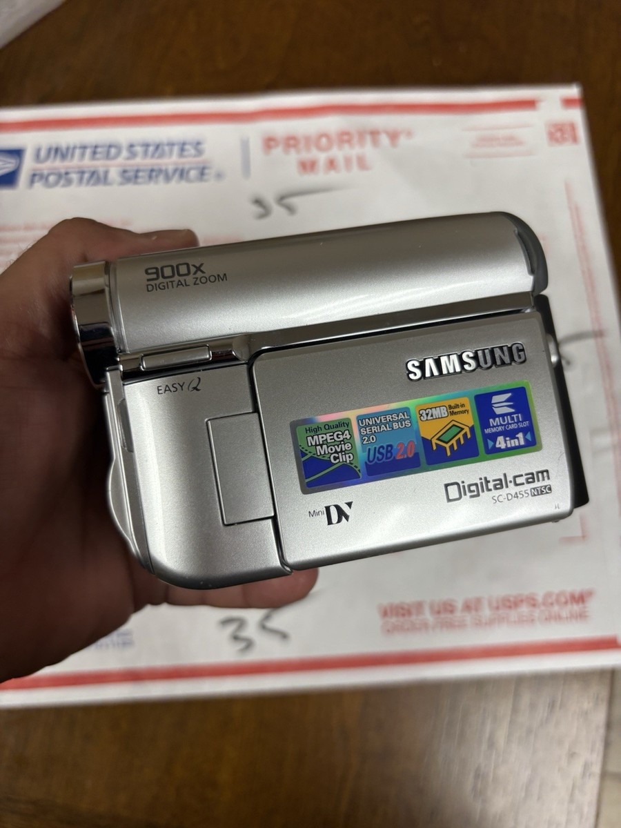 Samsung SC-D455 Silver Mini DV Camcorder | eBay
