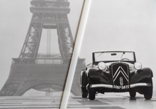 Photo grand format CITROEN TRACTION 11 B Cabriolet 1938 Tour EIFFEL   r104