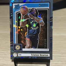 2024-25 Panini Donruss - Rated Rookie Tristen Newton #216 Blue Cracked Ice /125