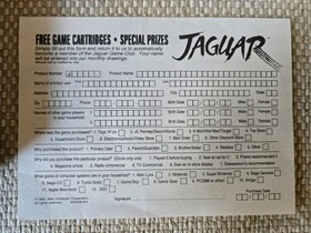 Tempest 2000 (Atari Jaguar, 1994) Cart + Registration Card In Original Box