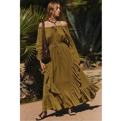 Shore Chic Maxi Dress by free-est at Free People in Green, Size: S Shore Chic Maxi Dress by free-est at Free People in Green, Size: S