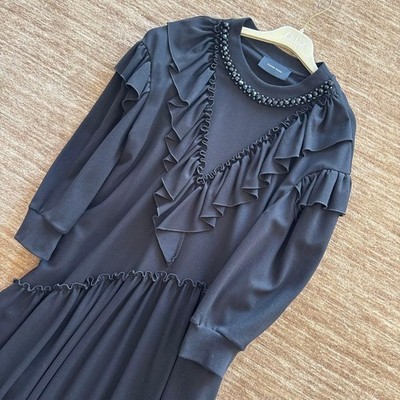 Simone Rocha Decorative Dress Black Size L Used From Japan Excellent