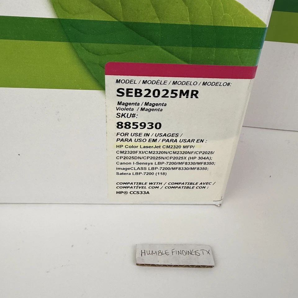 Juego de 4 cartuchos de tóner Staples HP 304A tierra sostenible NUEVO EN CAJA negro cian Foto 2 de 4