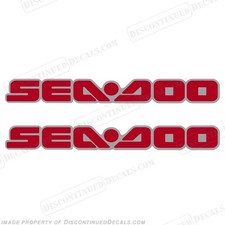 Fits Sea-Doo Decals fits 2005 RXT - Red/Silver