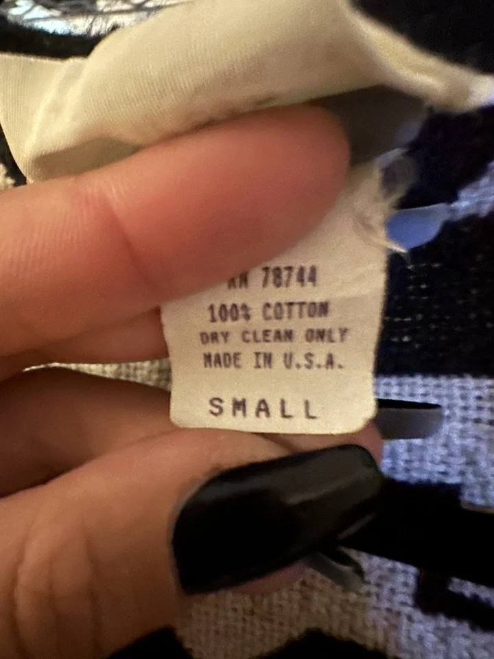 Chaleco Vaquera Truly Western Wear 100% Algodón Vintage Rodeo Para Mujer Talla Pequeña Foto 4 de 4