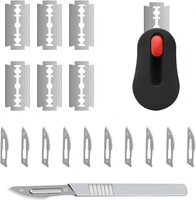 2 StüCke Brot BäCker Cutter, BäCkermesser Mit 15 Klingen, Brot Backen ZubehöR
