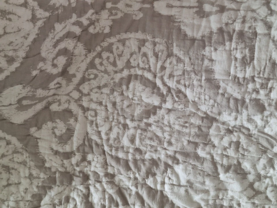 COLCHA IKAT ARTESANAL DE GRANERO DE CERÁMICA DEEPIKA PADUKONE, ropa de cama queen/completa Foto 3 de 4