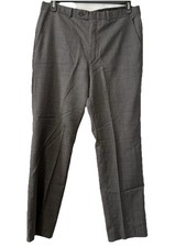 Lauren Ralph Lauren Pleated Dress Pants Gray Men  s Sz 34x32 Business Casual