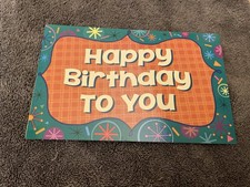 Happy Birthday Greeting Card With Envelope Can Be Customized
