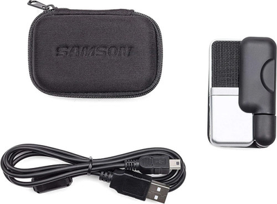 #ad Samson Go Mic Portable Pro Audio Condenser Microphone Mac PC Conferencing Studio $38.89