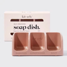 KITSCH Self-Draining Soap Dish - Terracotta