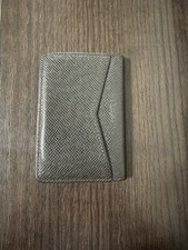 Louis Vuitton Taiga Black Leather Pocket Organizer