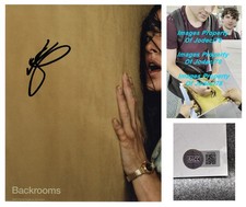 Kane Parsons Director Signed BACKROOMS 8x10 Photo EXACT Proof RACC COA D