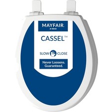 Cassel Slow Close Toilet Seat, Easy Clean, Non Slip Wood Seat, Easy Install,...