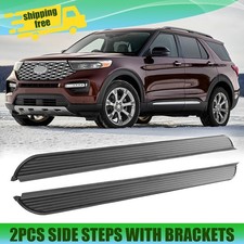 Barra Nerf estribo compatible con Ford Explorer 2019-2026 peldaños laterales 2 piezas