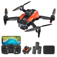 GPS Drone with 8K Dual Camera for Adults, 60 Mins Flight with 3 Batteries, Fo...