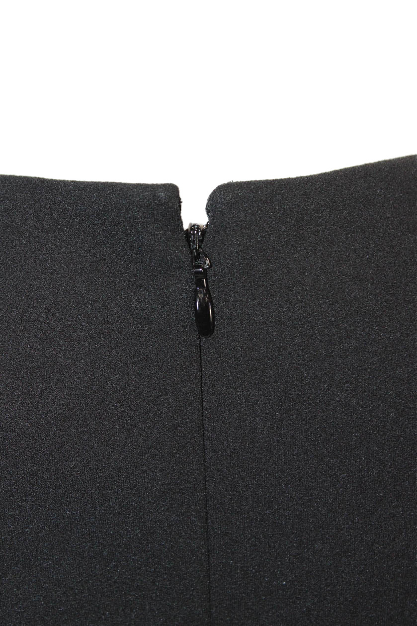 Calvin Klein Womens Sleeveless Ruffled Full Length Dress Black Size 6 thumbnail 4