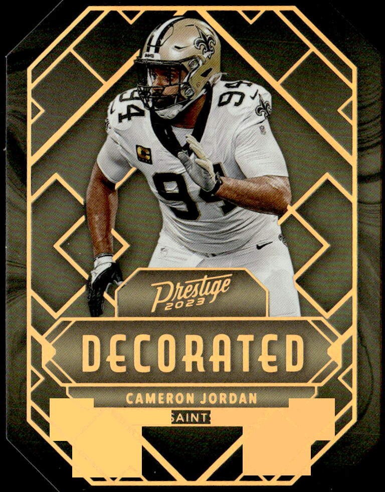 2023 Panini Prestige #D-22 Cameron Jordan Decorated Case Hit SSP E1