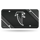 Atlanta Falcons Premium Metal Auto Tag License Plate, Retro Logo, Carbon...