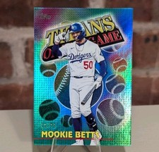 2026 Topps Series 1 Mookie Betts Titans Of The Game Green Foil #/99 Dodgers