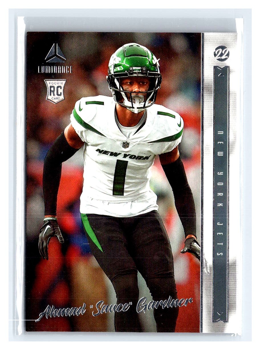Ahmad "Sauce" Gardner 2022 Panini Chronicles Luminance Rookie RC #208 🏈 NY Jets