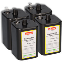 4X Nissen 4R25 Premium 800 - 6V 7-9Ah 6 Volt Hochleistungs- Blockbatterie
