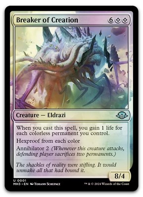Breaker of Creation #1 (Foil) (NM) Modern Horizons 3 MH3 Magic MTG