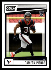 2022 Panini Score Dameon Pierce #345 Houston Texans  Rookie NFL Football