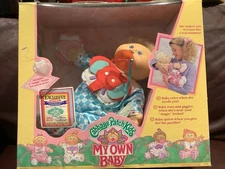 Cabbage Patch Kids My Own Baby Doll in the Box. Vintage HASBRO 30700 w papers