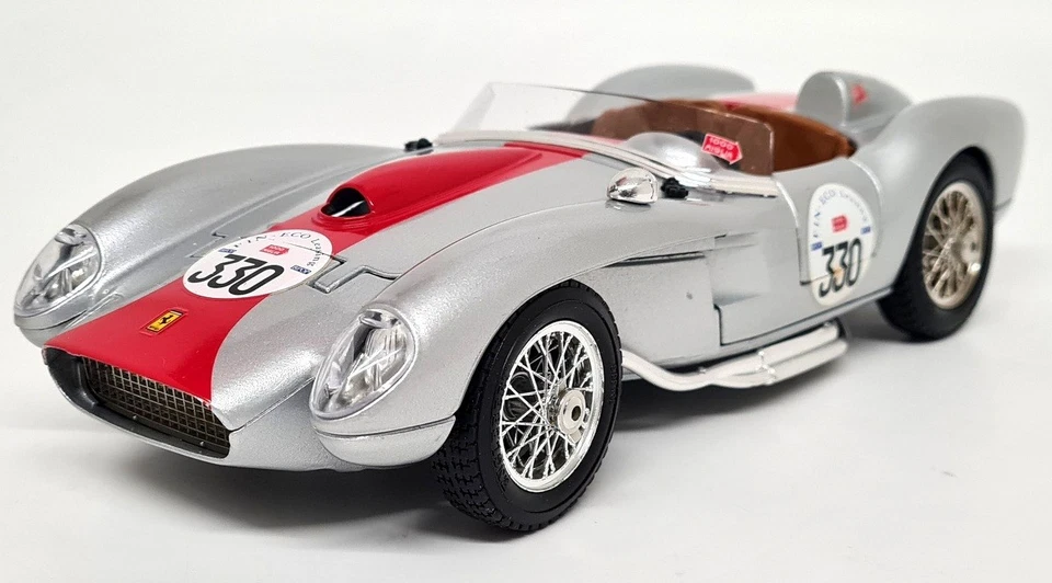 Burago 1/18 Ferrari 250 Testarossa 1957 Mille Miglia 330 Diecast scale model car - Image 4 of 4
