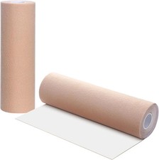 Jumbo Moleskin Padding Roll 9 inch x 4 yd, Adhesive Foot Blister Prevention Tape