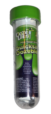 OOZE LABS GREEN QUICKSAND OOZEBLECK MIX VIAL TEST TUBE THAMES & KOSMOS STEM NEW