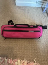 Protec slimline flute case - hot pink
