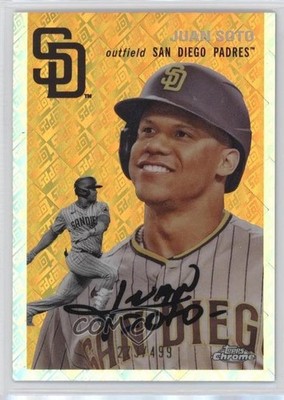 2023 Chrome Platinum Anniversary Topps Refractor 273/499 Juan Soto #346 o7m