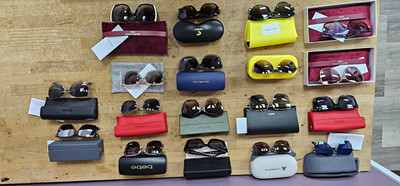 Mixed Brands Men's Sunglasses Mixed Styles Multicolor Tinted w/ Cases/Boxes