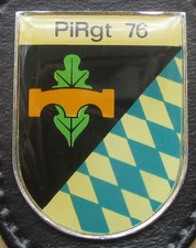 Brustanhänger Verbandsabzeichen Pionierregiment 76 München