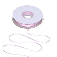 Light Pink Double Faced Satin Ribbon 1/8 Inch 100 Yards Thin Gift Wrap Craft