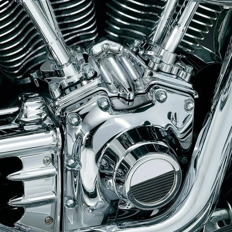For Harley-Davidson Street Glide 2006-2016 Kuryakyn Chrome Tappet Block Accent Foto 2 de 3