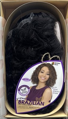 Motown Tress 5  J Curve Deep Lace Part Brazilian Remy HBR-LDP.12 Natural