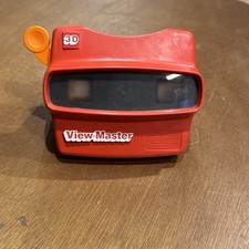 Vintage View Master 3D Viewer Red with Orange Handle Made in USA