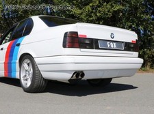  Racing-Anlage BMW 5er E34 530i 535i Limo+Touring 2x76mm rund scharfkantig