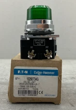 EATON 10250T34G STD INDICATOR LIGHT GREEN LENS NEMA 4/4X 120V NEW