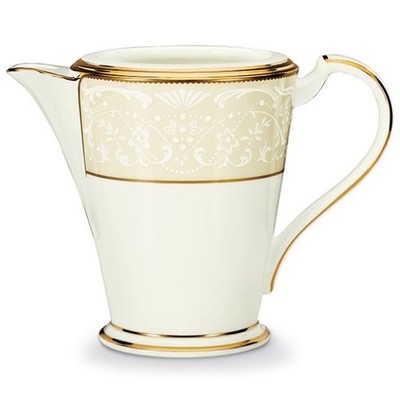 BRAND NEW IN BOX ~ NORITAKE WHITE PALACE Gold Trimmed SUGAR BOWL & CREAMER SET
