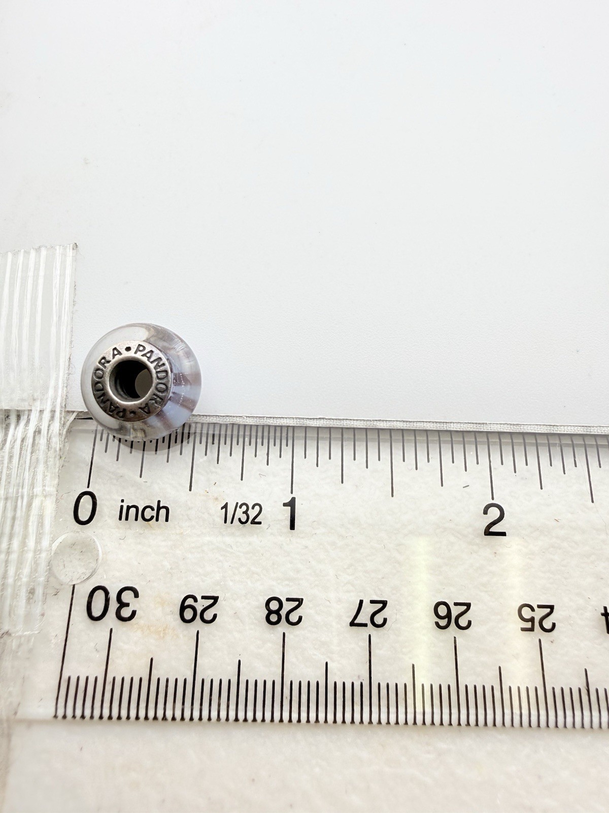 PANDORA ALE 925 STERLING SILVER BLUE PYTHON MURAN… - image 4