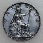 1908 Edward VII Farthing — photo from another recent sale