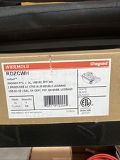 Legrand Wiremold RDZCWH radiant Furniture Power Center with USB Recessed Power