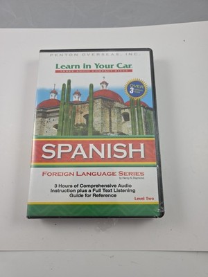 Learn in Your Car Spanish Level Two CD Set Sealed Language Course Penton
