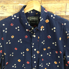 Gitman Bros Vintage Shirt Mens M Blue Short Sleeve Button down cotton